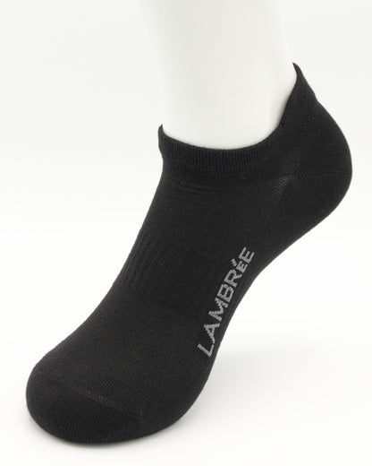 Bambus-Sneakersocken, Schwarz, 3er-Pack Damen