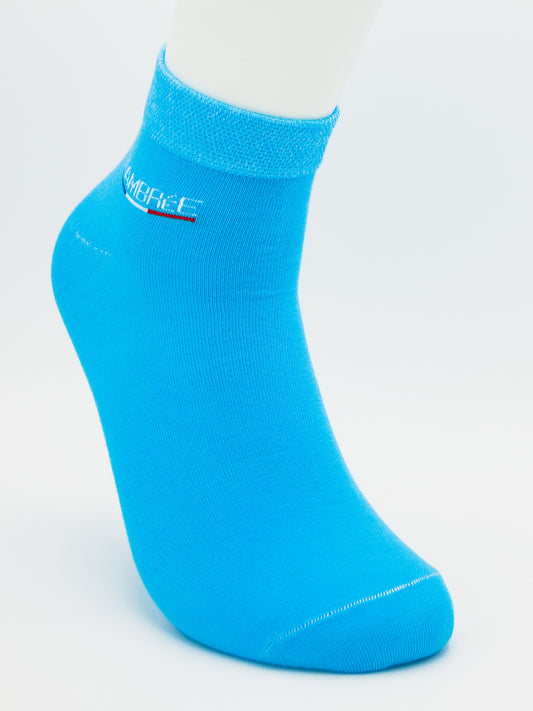 Sneaker Socken Ocean Blue aus gekämmter Baumwolle im 3er Pack