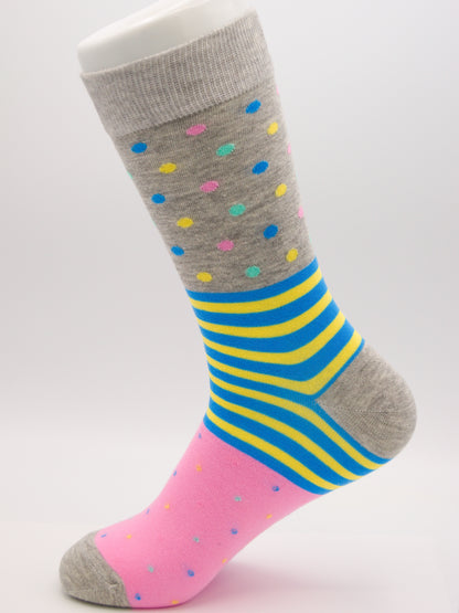 Bunte Socken / Dress Socks / aus gekämmter Baumwolle im 3er Pack